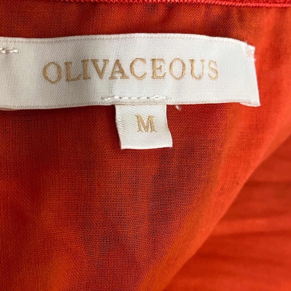 Olivaceous Bold Red Romper - Picture 2 of 4